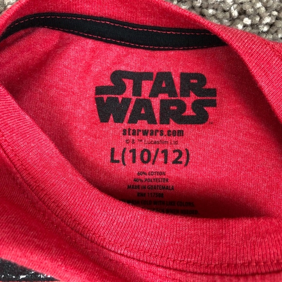 Star Wars Boy's Size Large Long Sleeve Shirt - Picture 2 of 3